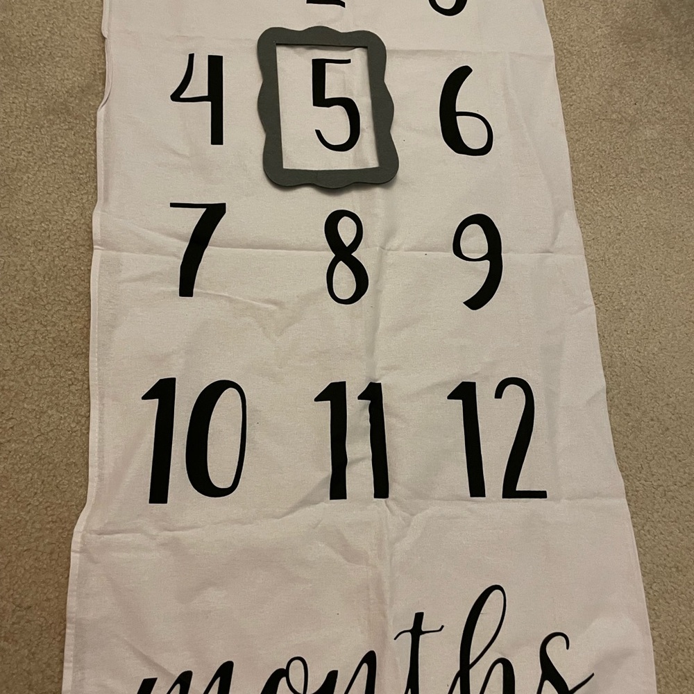 Months blanket for baby